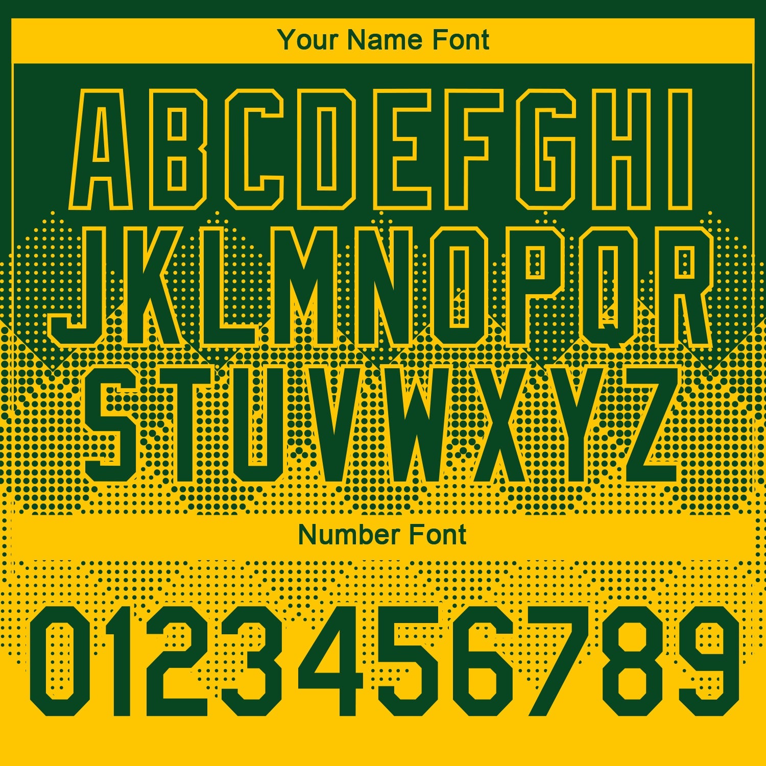 Custom Green Yellow 3D Pattern Design Gradient Square Shapes Performance T-Shirt