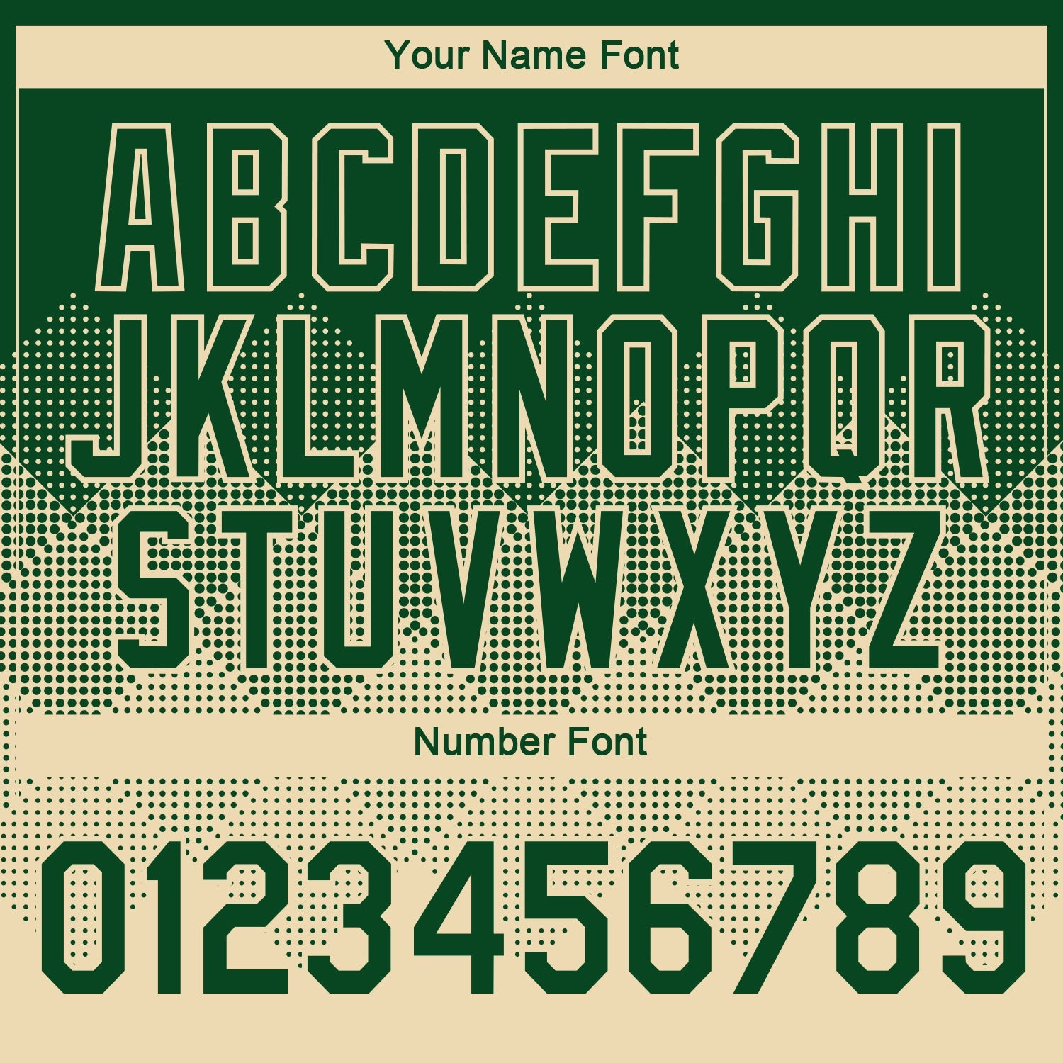 Custom Green Cream 3D Pattern Design Gradient Square Shapes Performance T-Shirt