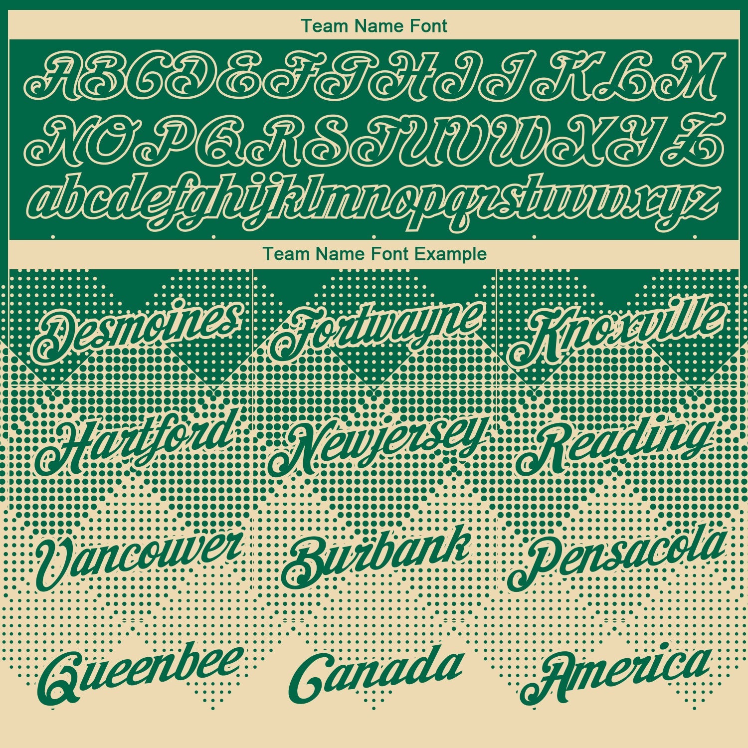 Custom Kelly Green Cream 3D Pattern Design Gradient Square Shapes Performance T-Shirt