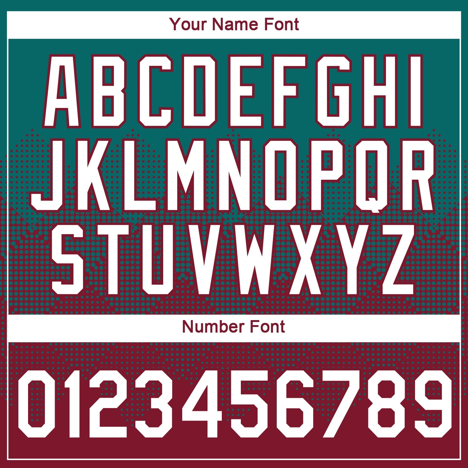 Custom Teal White-Crimson 3D Pattern Design Gradient Square Shapes Performance T-Shirt