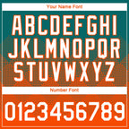 Custom Teal White-Orange 3D Pattern Design Gradient Square Shapes Performance T-Shirt