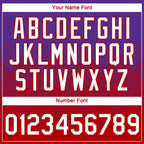 Custom Purple White-Red 3D Pattern Design Gradient Square Shapes Performance T-Shirt