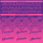 Custom Purple Pink 3D Pattern Design Gradient Square Shapes Performance T-Shirt