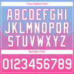 Custom Light Blue White-Pink 3D Pattern Design Gradient Square Shapes Performance T-Shirt