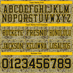 Custom Camo Black-Yellow 3D Pattern Salute To Service Authentic Football Jersey