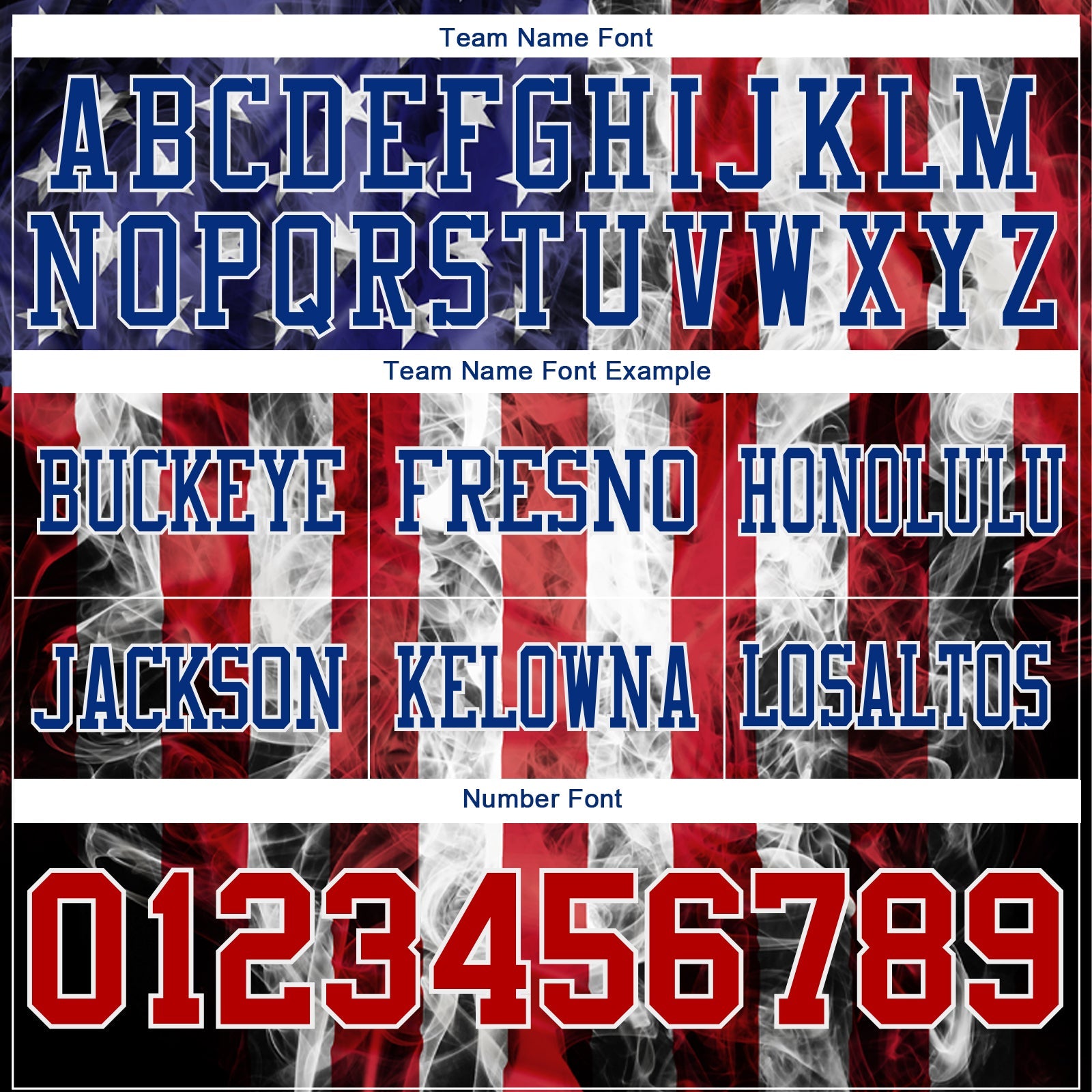 Custom Black Red Royal-White 3D Pattern American Flag Authentic Football Jersey