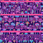 Custom Purple Pink 3D Pattern Colorful Flowers And Mushrooms Psychedelic Hallucination Authentic Football Jersey