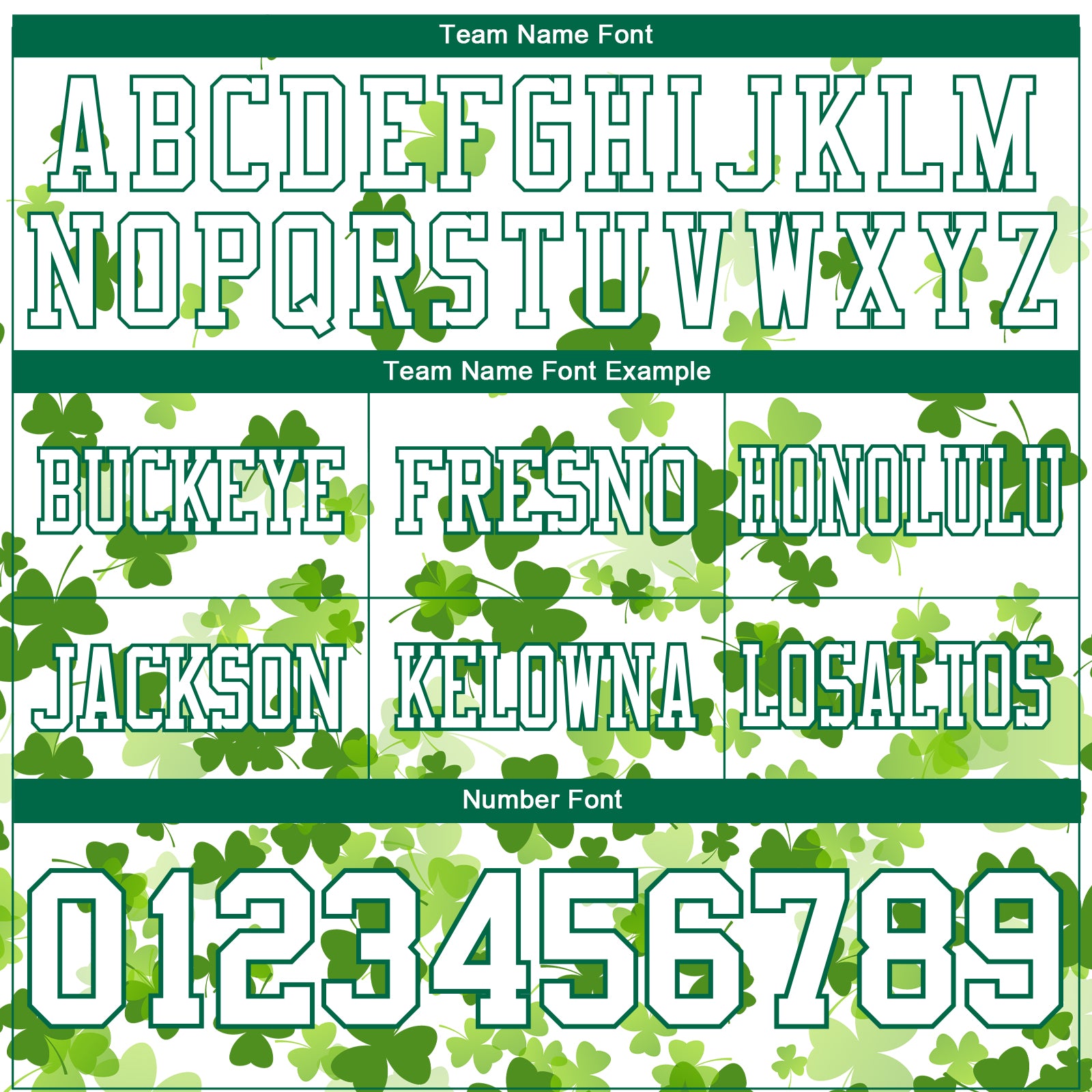 Custom White Kelly Green 3D Pattern St. Patrick's Day Authentic Football Jersey