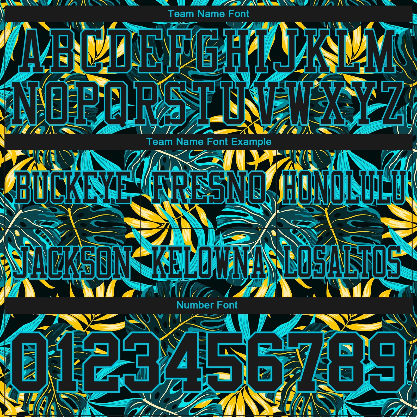 Custom Black Lakes Blue 3D Pattern Beach Tropical Hawaii Palm Leaves Authentic Football Jersey