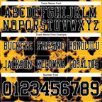 Custom Tie Dye Black-White 3D Pattern Authentic Football Jersey