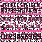 Custom White Black-Pink 3D Pattern Leopard Print Authentic Football Jersey