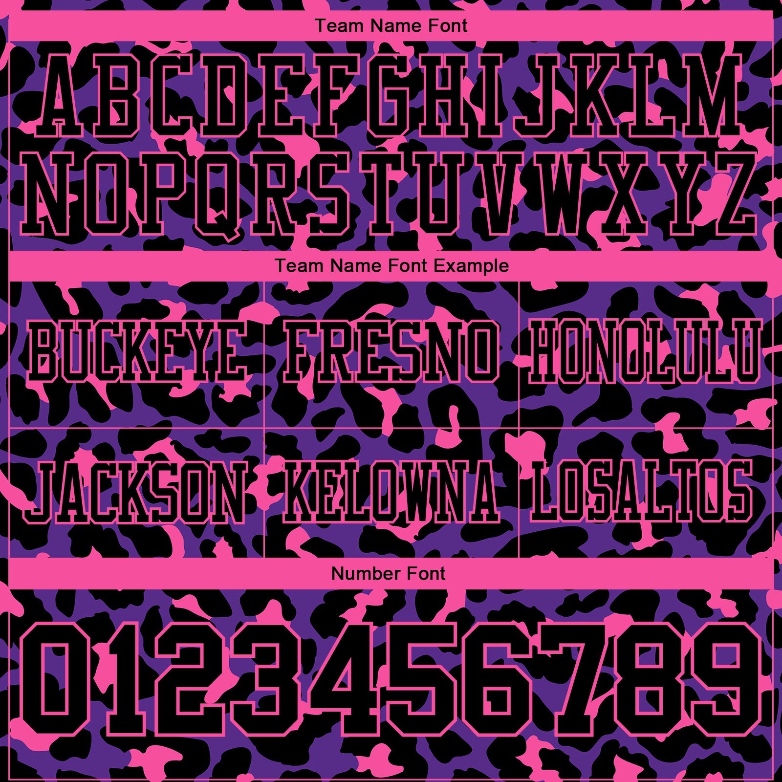 Custom Purple Black-Pink 3D Pattern Leopard Print Authentic Football Jersey