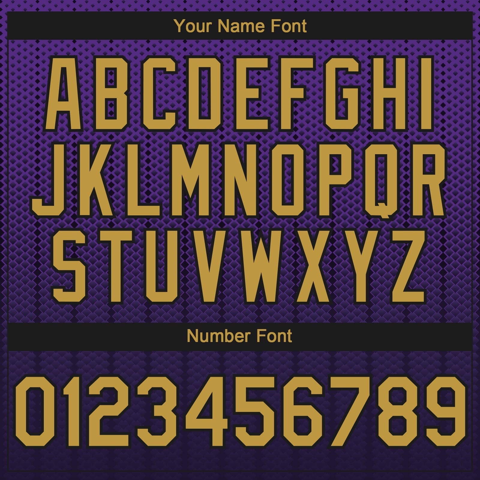 Custom Purple Old Gold-Black 3D Pattern Design Gradient Geometric Shape Authentic Baseball Jersey