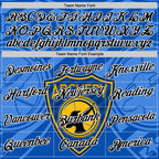 Custom Thunder Blue Black-White 3D Pattern Design Arrow Archery Bow Target Performance T-Shirt