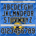 Custom Thunder Blue Black-White 3D Pattern Design Arrow Archery Bow Target Performance T-Shirt