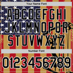 Custom Old Gold Black-White 3D Pattern Design Arrow Archery Bow Target American Flag Performance T-Shirt