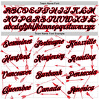 Custom White Black-Fire Red 3D Pattern Design Arrow Archery Bow Target Performance T-Shirt