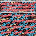 Custom Black Fire Red-White 3D Pattern Design Arrow Archery Bow Target Performance T-Shirt