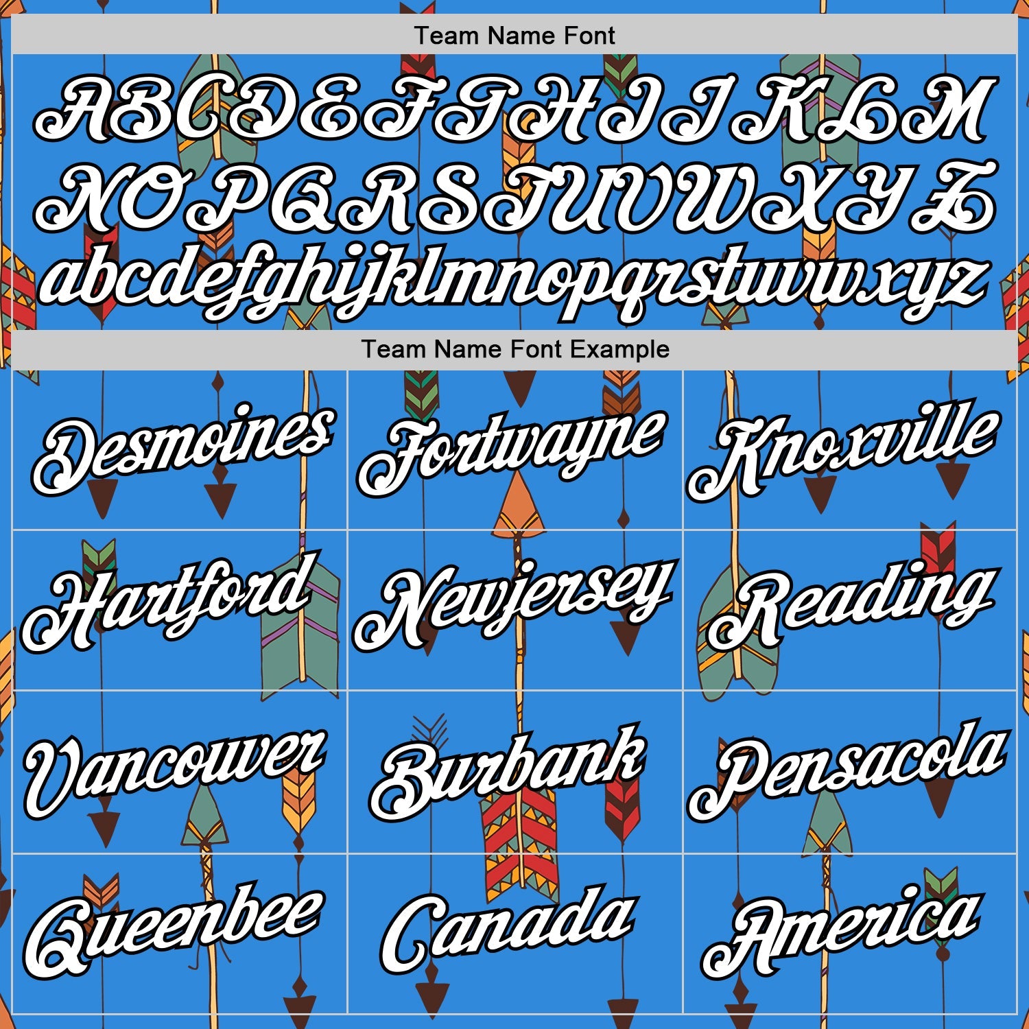 Custom Powder Blue White-Black 3D Pattern Design Arrow Archery Bow Target Performance T-Shirt