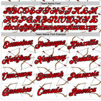 Custom White Fire Red-Black 3D Pattern Design Arrow Archery Bow Target Performance T-Shirt