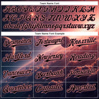 Custom Black Medium Pink 3D Pattern Design Outer Space Solar Authentic Baseball Jersey