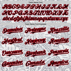 Custom Gray Black White-Fire Red 3D Polynesian Style Palm Leaves Islander Authentic Baseball Jersey