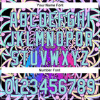 Custom Purple Ice Blue 3D Pattern Design Trippy Magic Mushrooms Devil Authentic Baseball Jersey