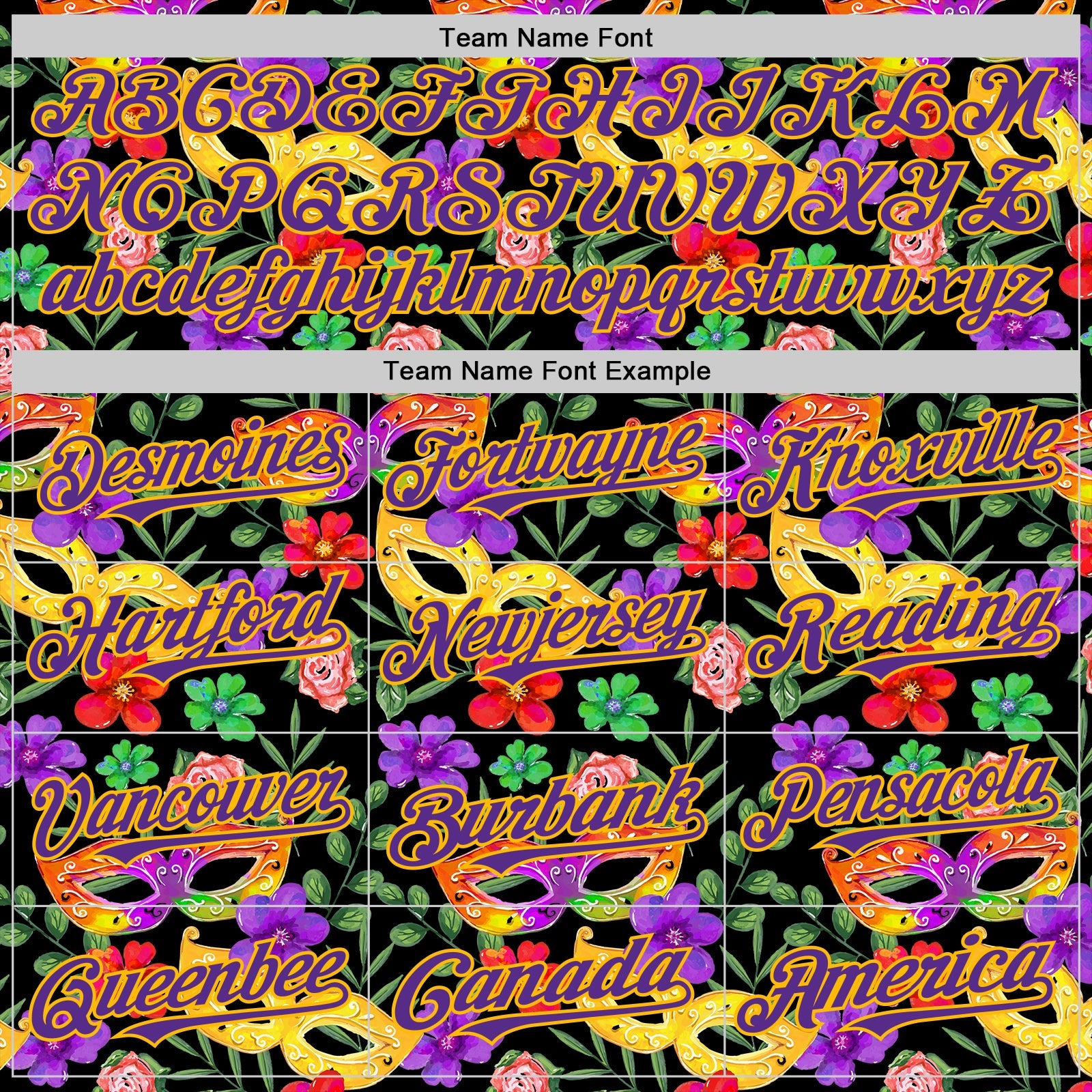 Custom Black Purple-Gold 3D Pattern Design Mardi Gras Shrove Tuesday Authentic Baseball Jersey