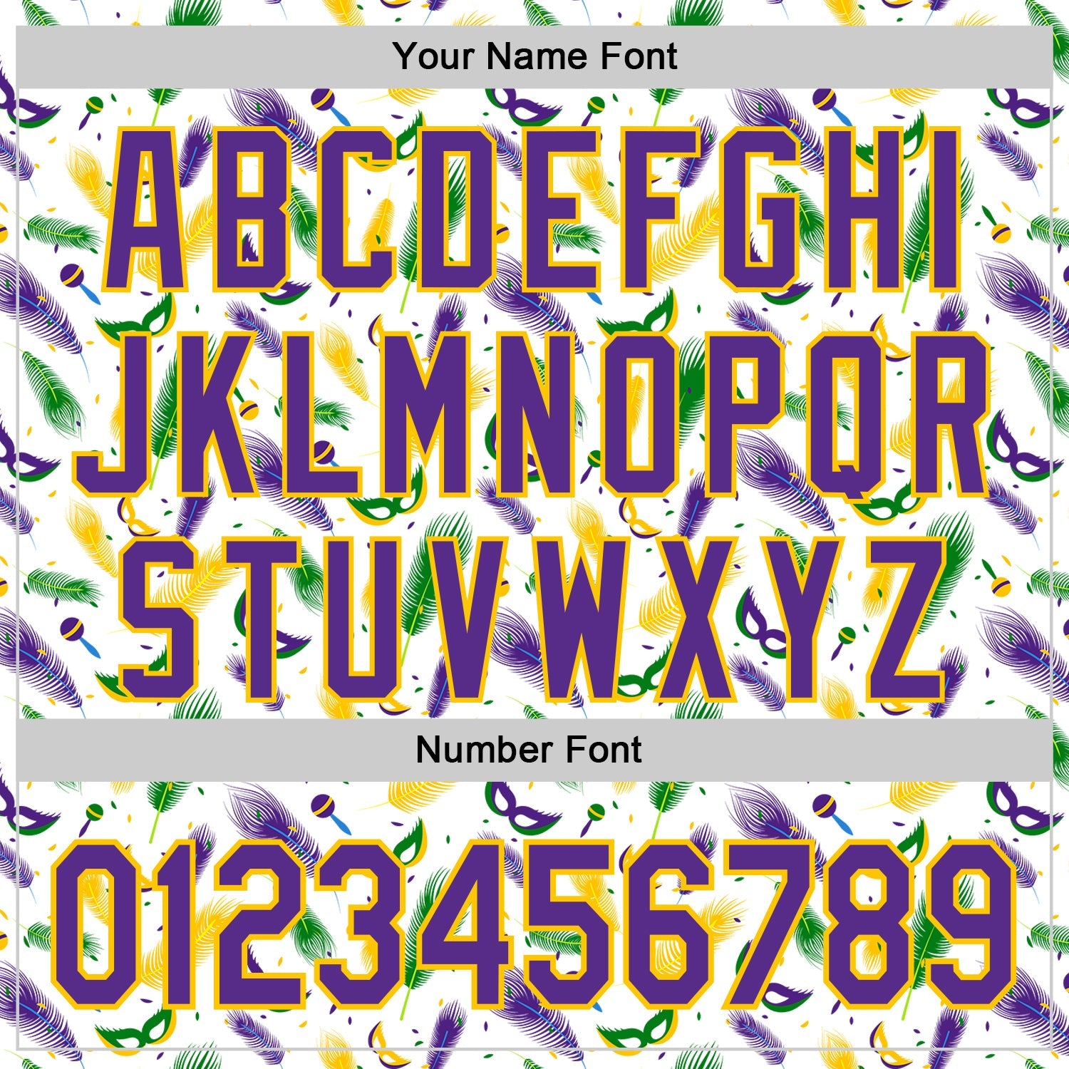 Custom White Purple-Yellow 3D Pattern Design Mardi Gras Shrove Tuesday Authentic Baseball Jersey