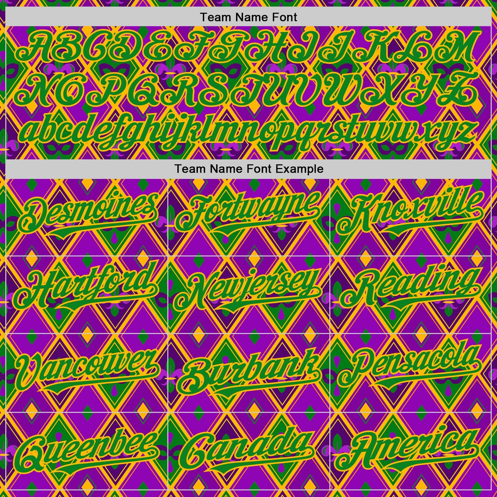 Custom Purple Grass Green-Gold 3D Pattern Design Mardi Gras Shrove Tuesday Authentic Baseball Jersey