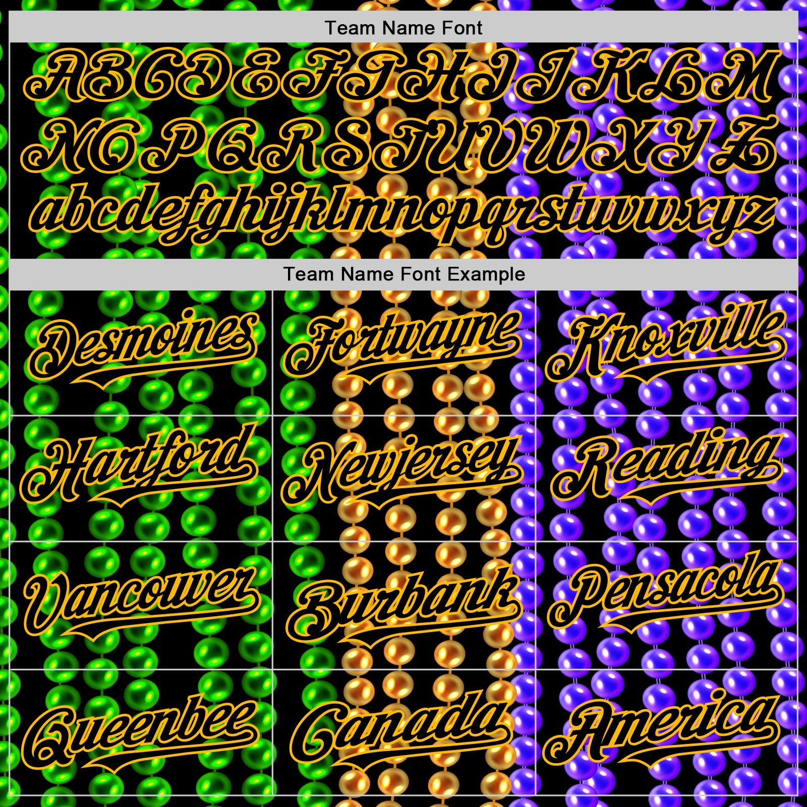 Custom Black Gold 3D Pattern Design Mardi Gras Shrove Tuesday Authentic Baseball Jersey