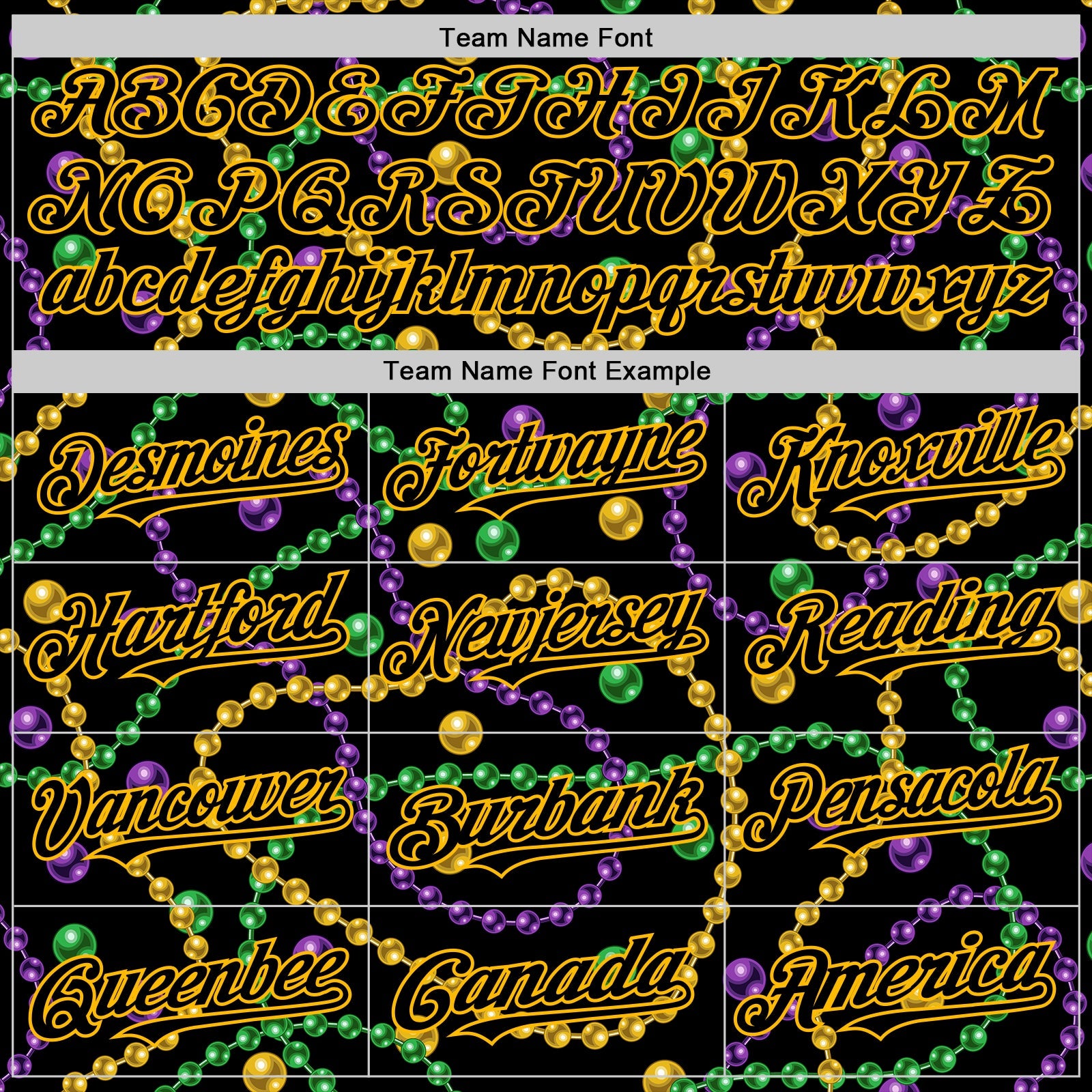 Custom Black Gold 3D Pattern Design Mardi Gras Shrove Tuesday Authentic Baseball Jersey