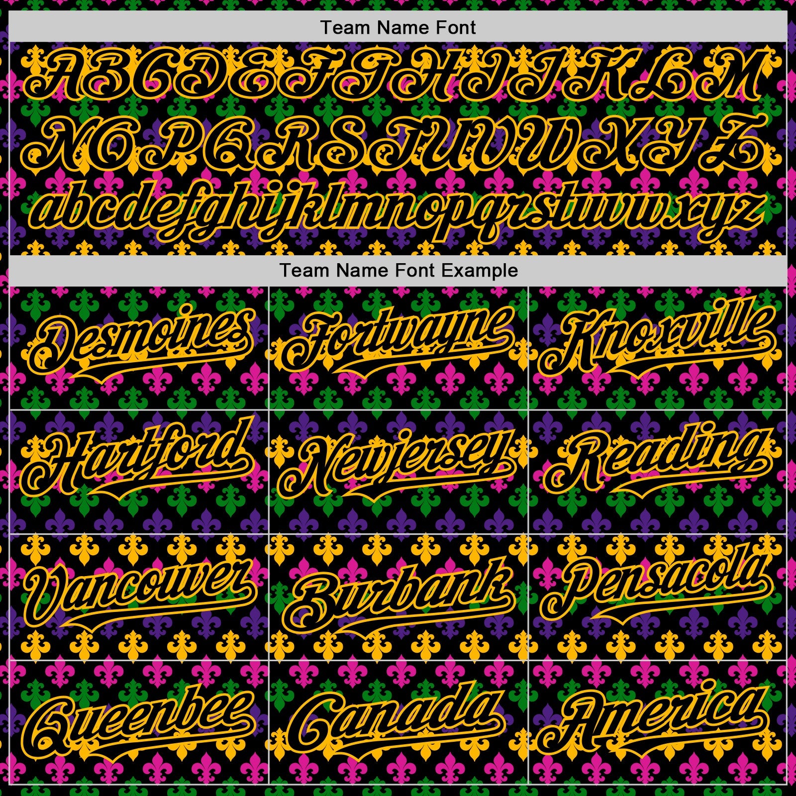 Custom Black Gold 3D Pattern Design Mardi Gras Shrove Tuesday Authentic Baseball Jersey