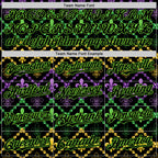 Custom Black Aurora Green 3D Pattern Design Mardi Gras Shrove Tuesday Authentic Baseball Jersey