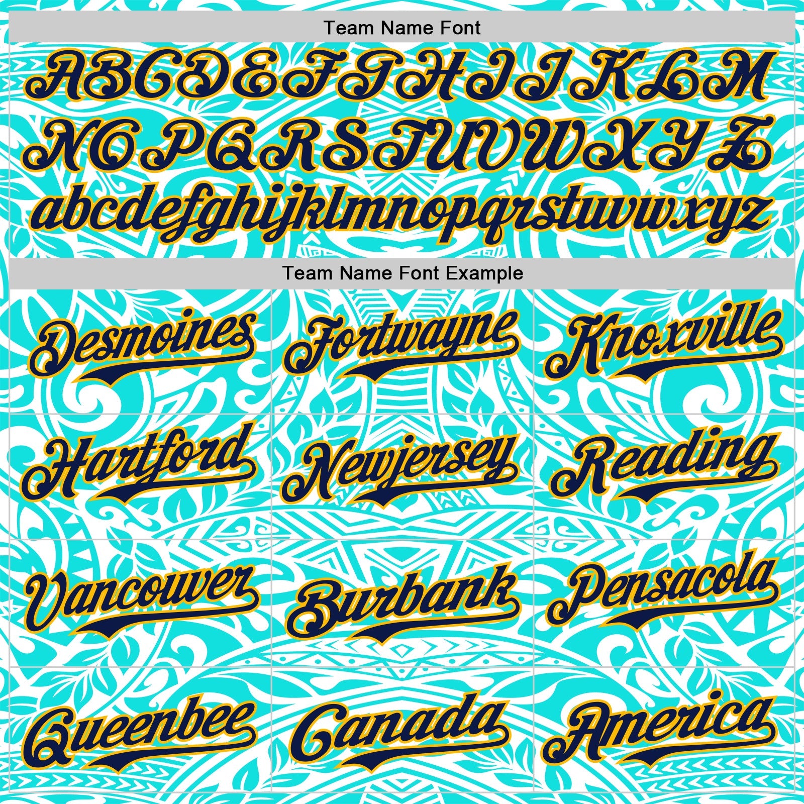 Custom Ice Blue Navy-Gold 3D Pattern Design Burner Costumes Tribal Tattoo Authentic Baseball Jersey