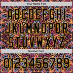 Custom Purple Black-Gold 3D Pattern Design Burner Costumes Exotic Authentic Baseball Jersey