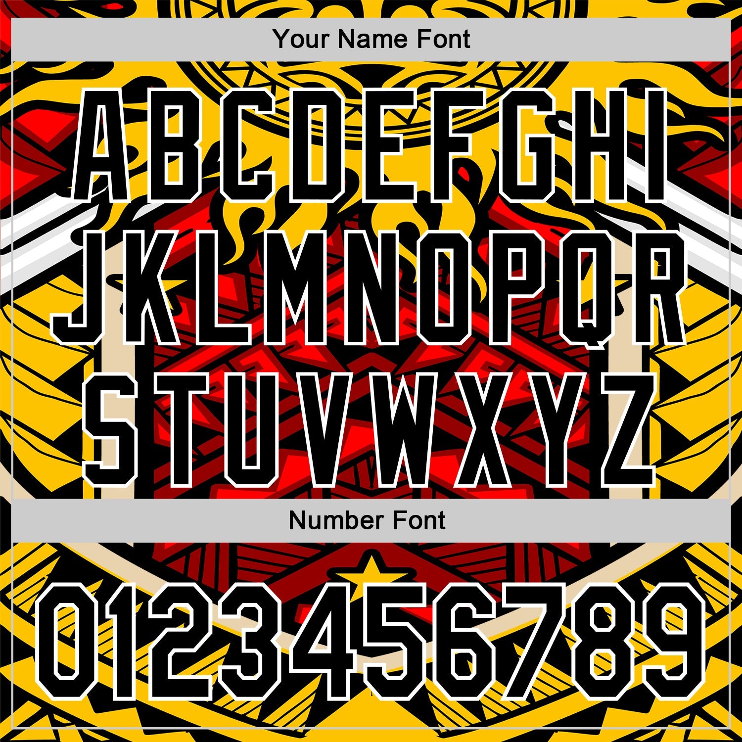 Custom Yellow Black Red-White 3D Pattern Design Rave Party Tribal Authentic Baseball Jersey