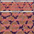 Custom Purple Red-White 3D Pattern Design Rave Party Animal Snake Python Print Authentic Baseball Jersey