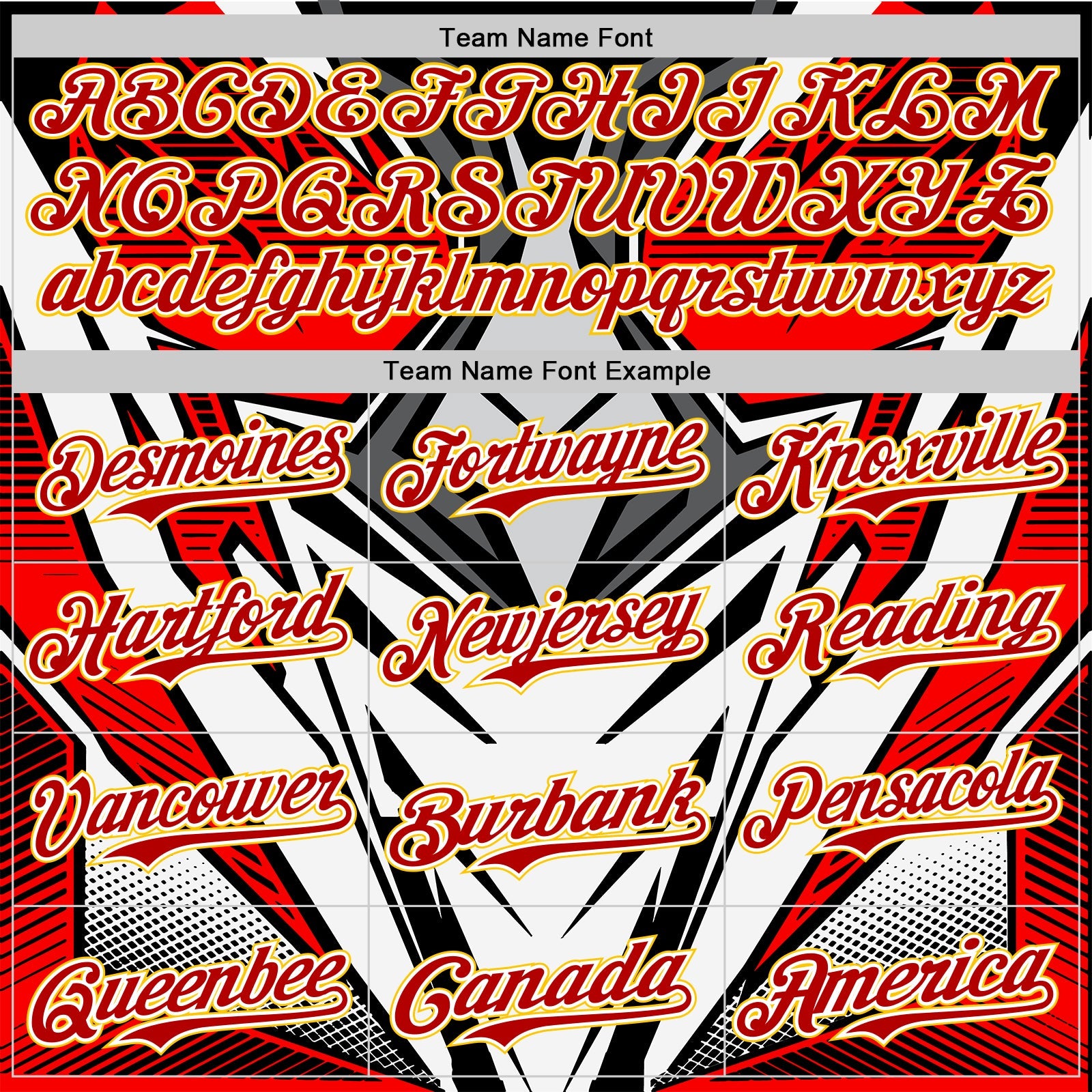 Custom White Red Black-Yellow 3D Pattern Design Burner Costumes Cyber Punk Authentic Baseball Jersey