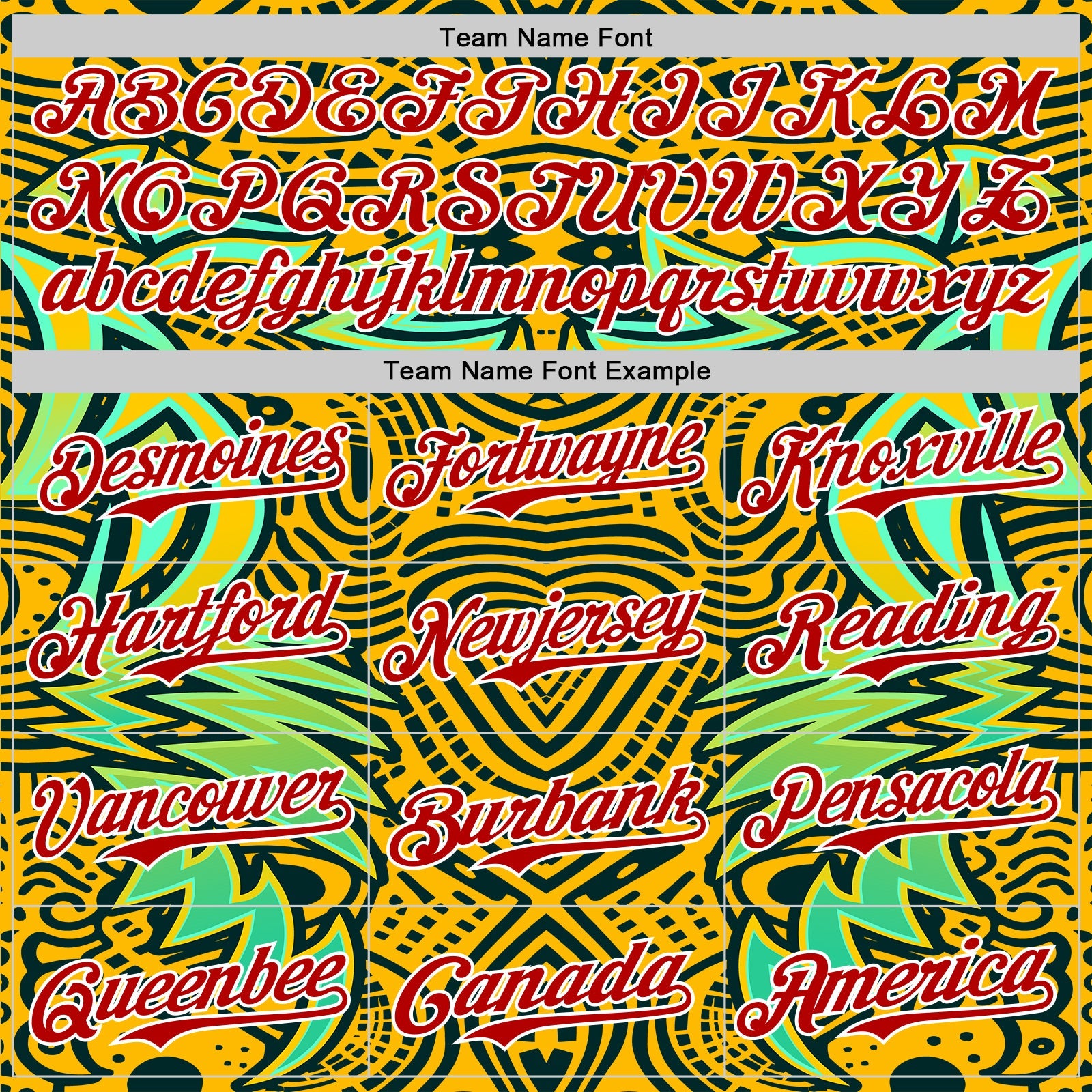 Custom Gold Red Black Green-White 3D Pattern Design Burner Costumes Tribal Authentic Baseball Jersey