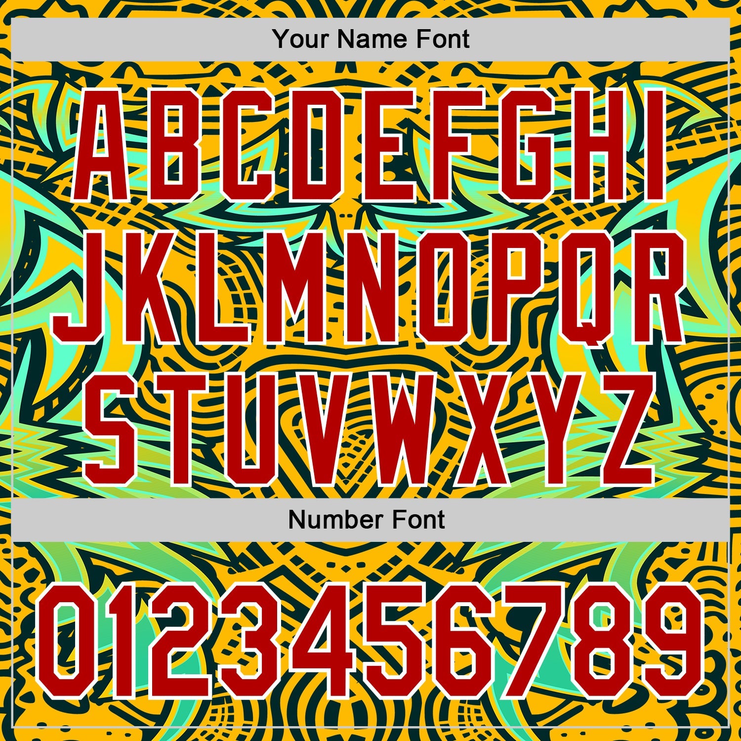 Custom Gold Red Black Green-White 3D Pattern Design Burner Costumes Tribal Authentic Baseball Jersey