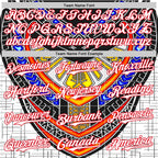 Custom Black White-Fire Red 3D Pattern Design Burner Costumes Tribal Authentic Baseball Jersey