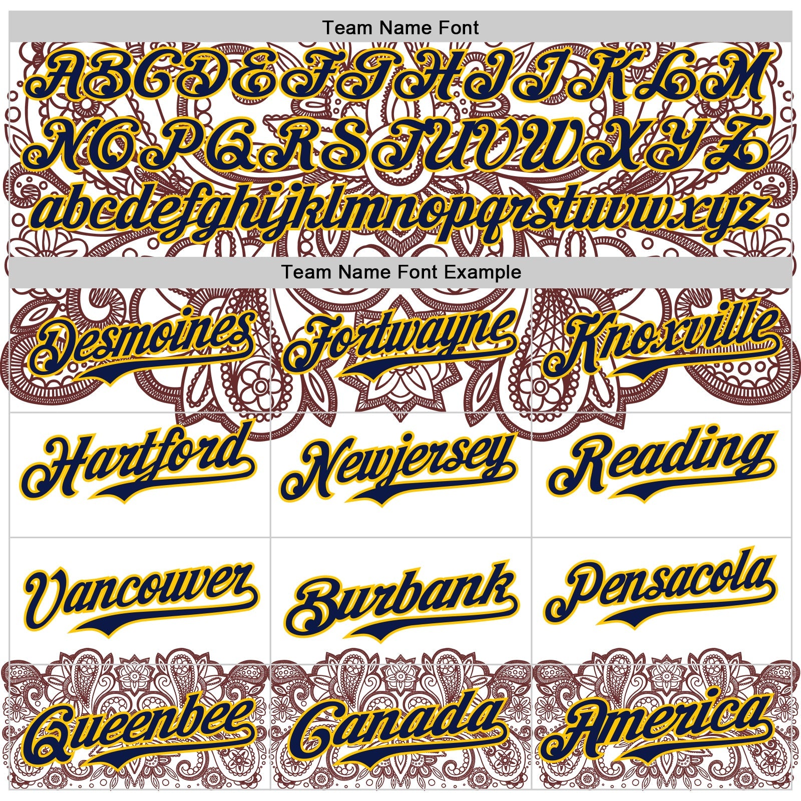 Custom White Navy Red-Yellow 3D Pattern Design Burner Costumes Paisley Bandana Authentic Baseball Jersey
