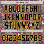 Custom Steel Gray Black-Yellow 3D Pattern Design Burner Costumes Paisley Bandana Authentic Baseball Jersey