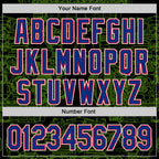 Custom Black Royal Green Fire Red-White 3D Pattern Design Detroit Cityscape Muscle Car Engine Authentic Baseball Jersey