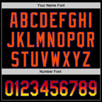 Custom Black Orange-Dark Purple 3D Pattern Design Gradient Miami Cityscape Sunset Authentic Baseball Jersey