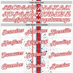 Custom White Red 3D Pattern Design Canada Sportswear Performance T-Shirt