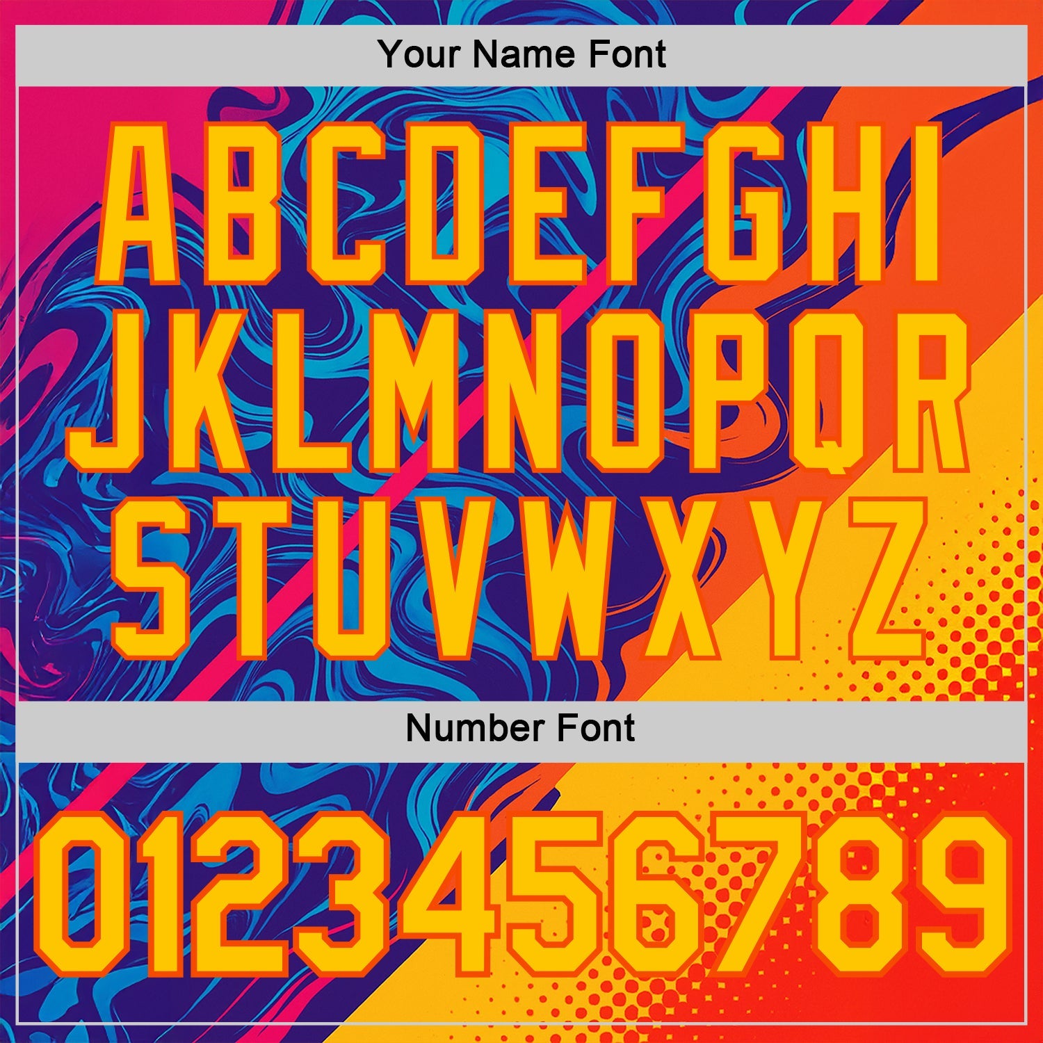 Custom Dark Purple Yellow-Orange 3D Pattern Design Romania Colombia Sportswear Performance T-Shirt