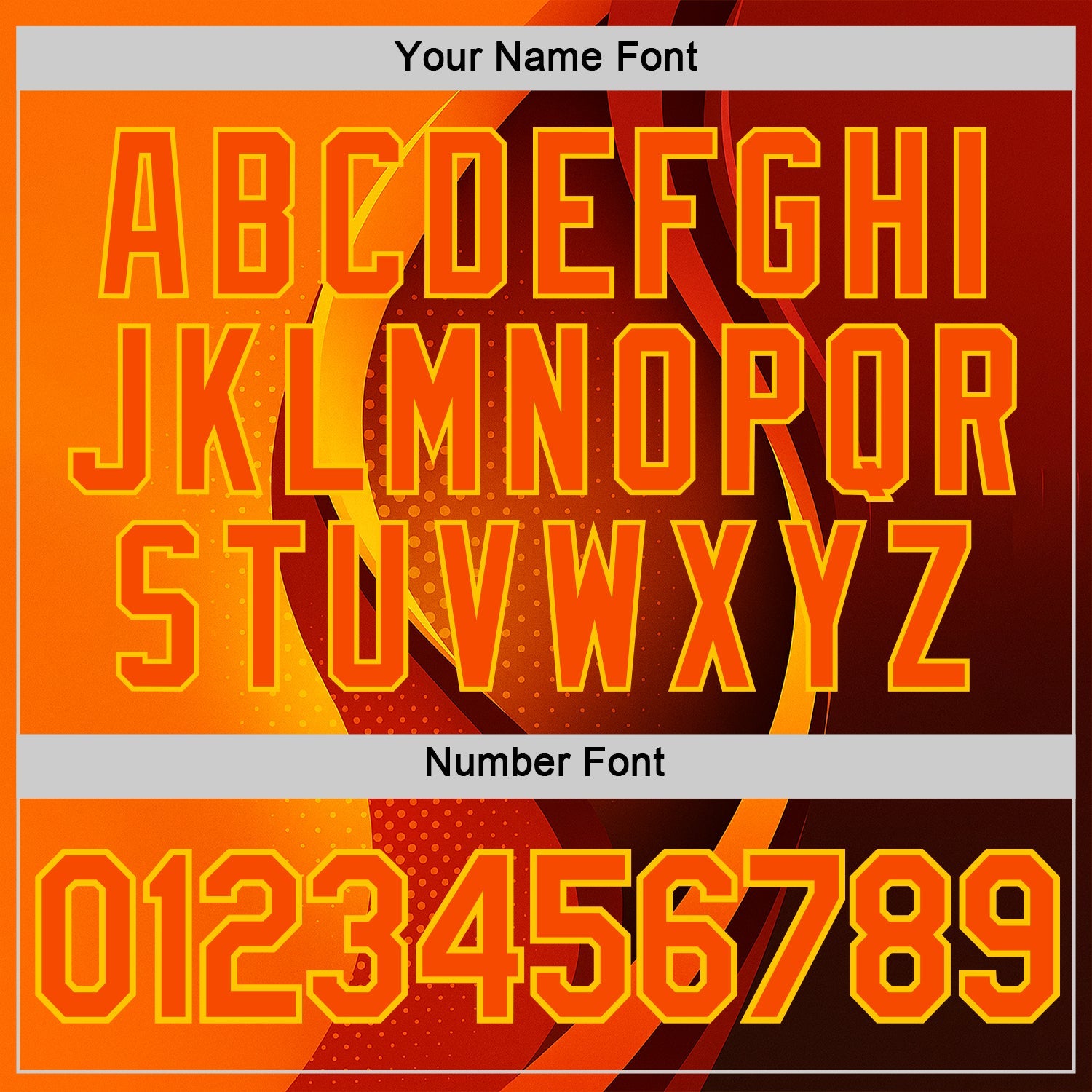 Custom Orange Yellow 3D Pattern Design Gradient Sportswear Performance T-Shirt