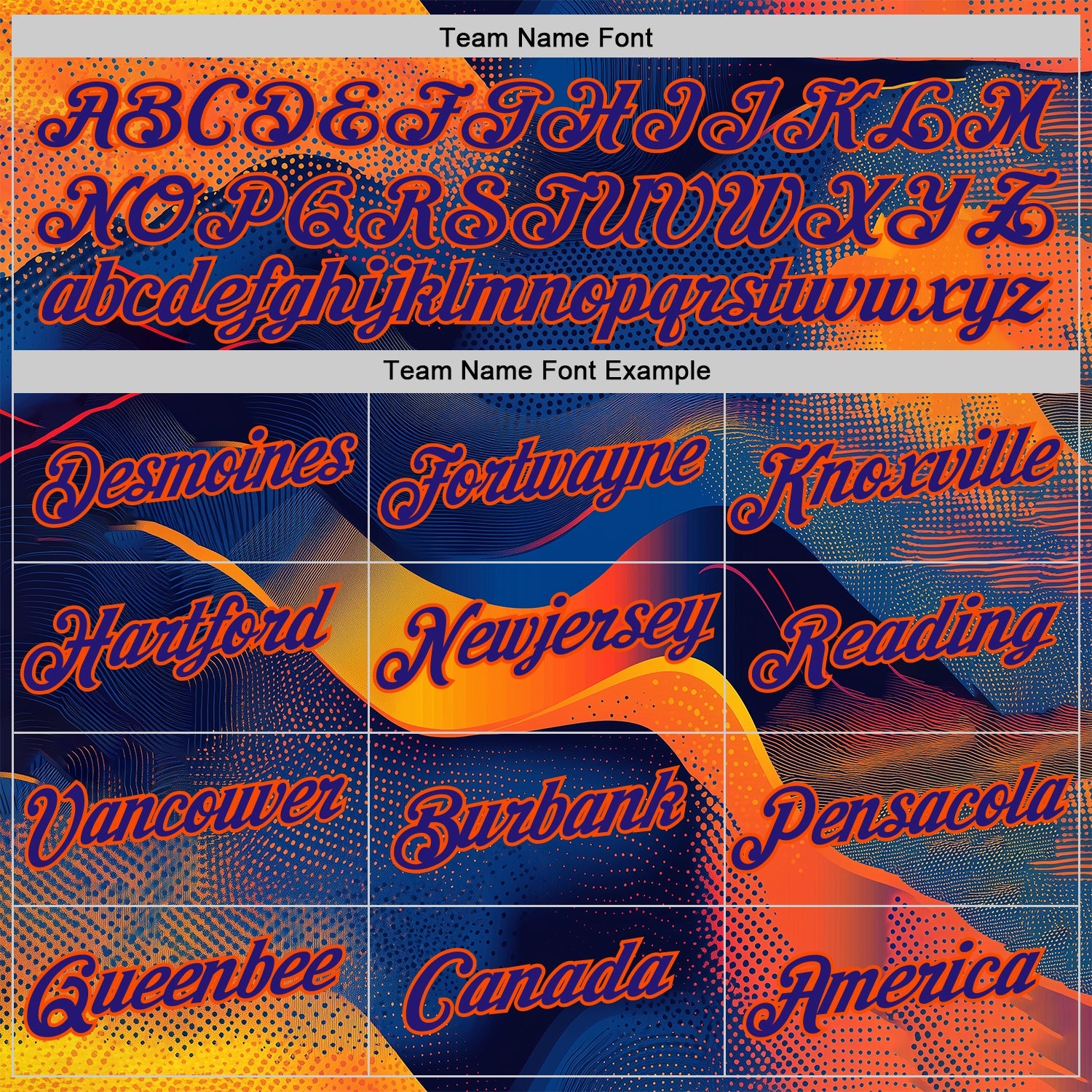 Custom Orange Dark Purple-Blue 3D Pattern Design Gradient Sportswear Performance T-Shirt